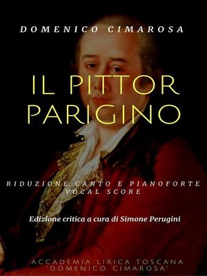 cover image of Il pittor parigino (Vocal score)